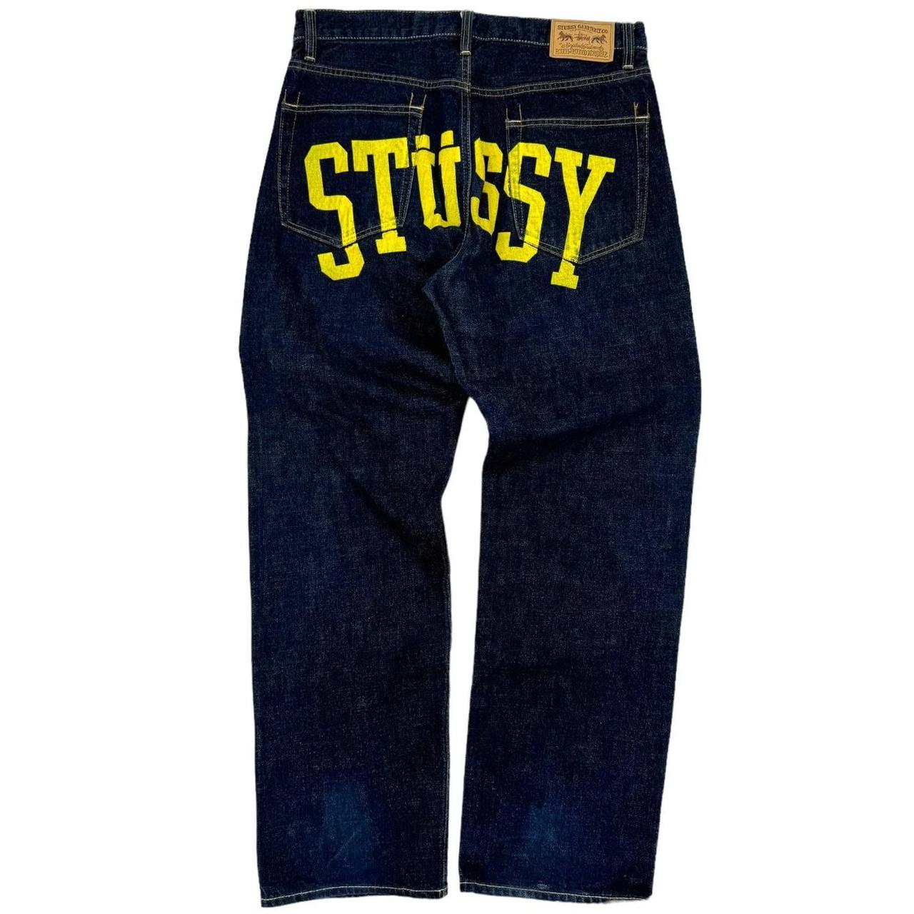 Vintage Stussy Spellout Jeans (32")