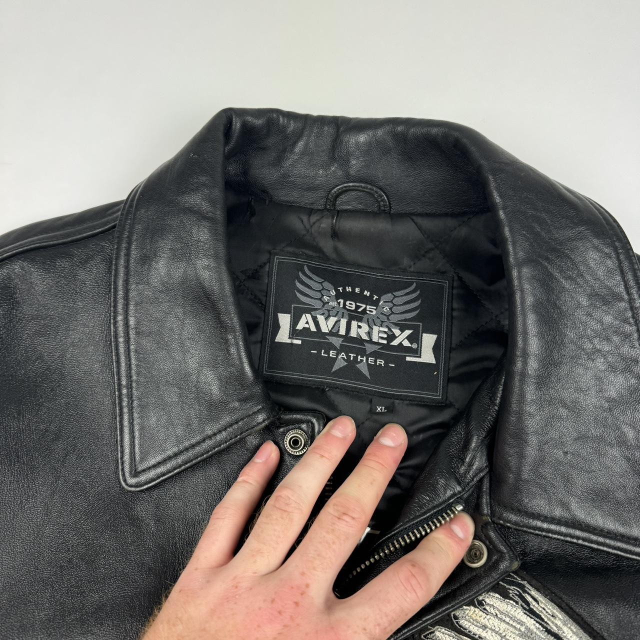 Avirex Leather Jacket  (XL)