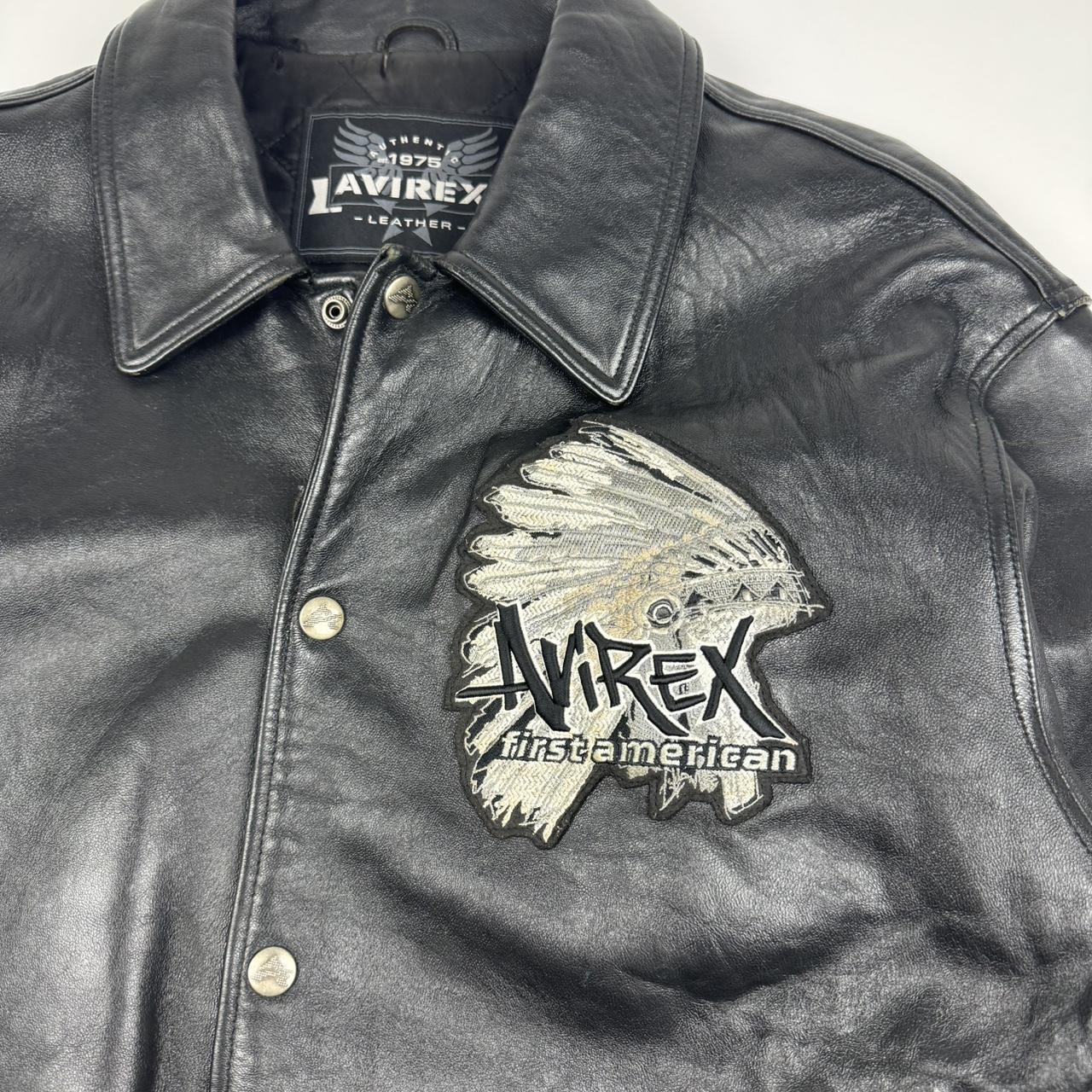 Avirex Leather Jacket  (XL)