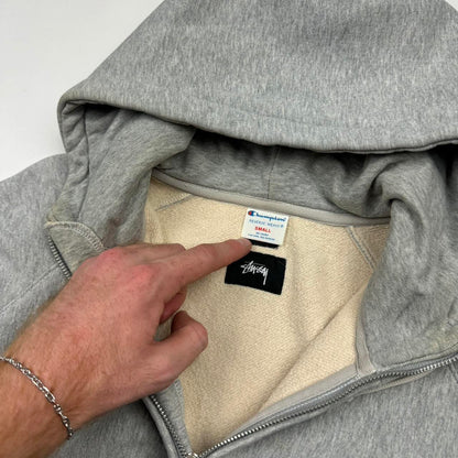 Stussy x Champion Reverse Weave Hoodie (S)