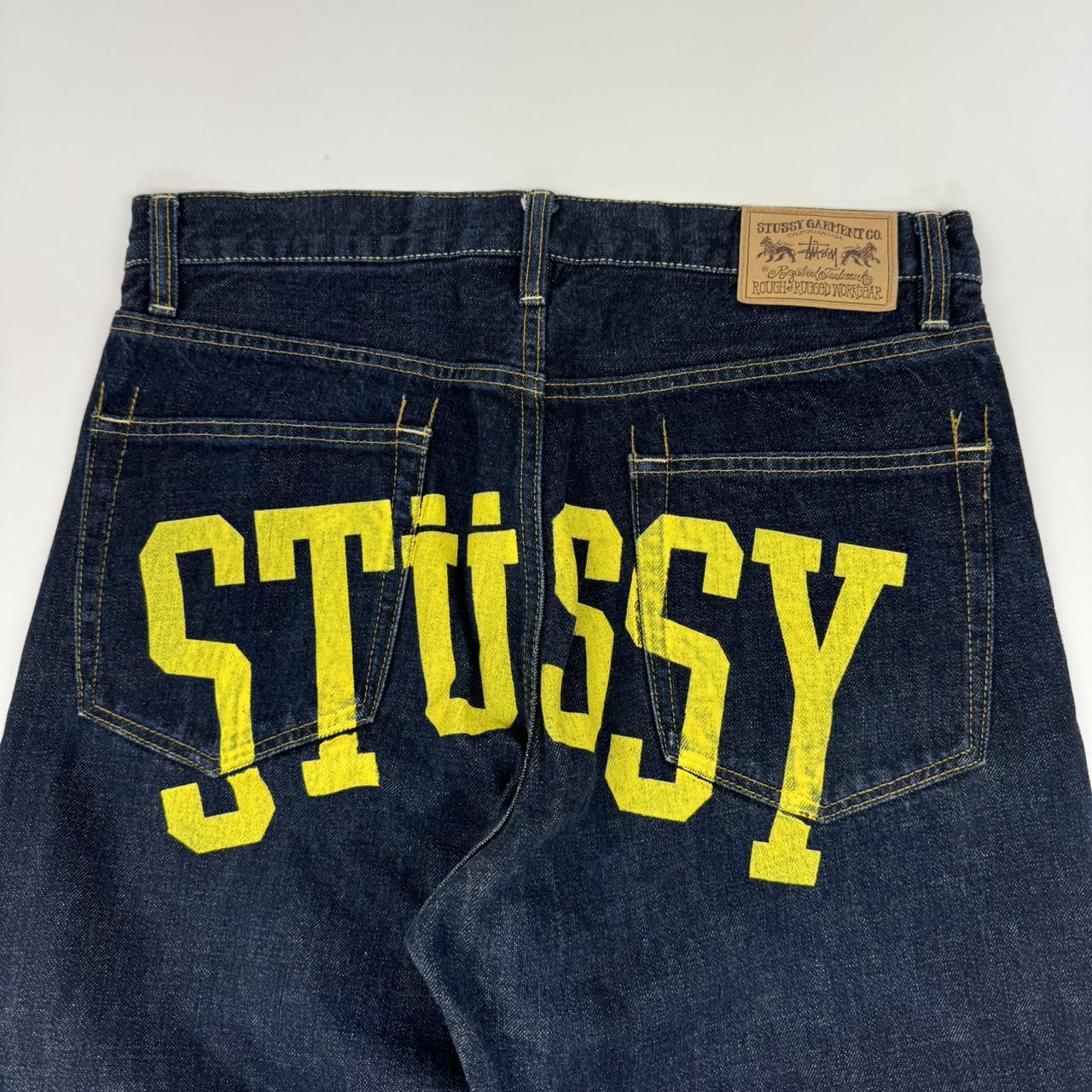 Vintage Stussy Spellout Jeans (32")